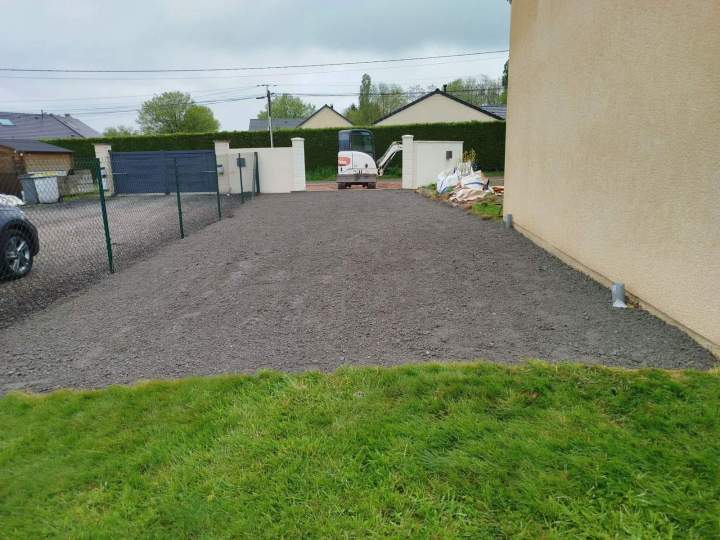 Aménagement extérieur allée Le Neubourg